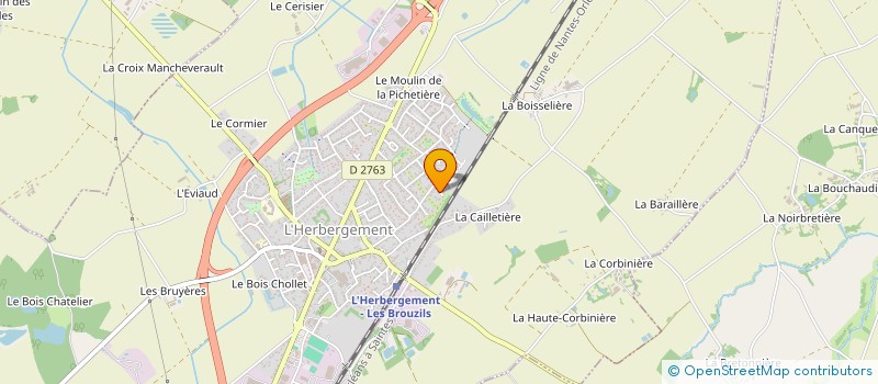 localisation de l'entreprise MADAME SAMANTHA CHEVALLIER  L'HERBERGEMENT