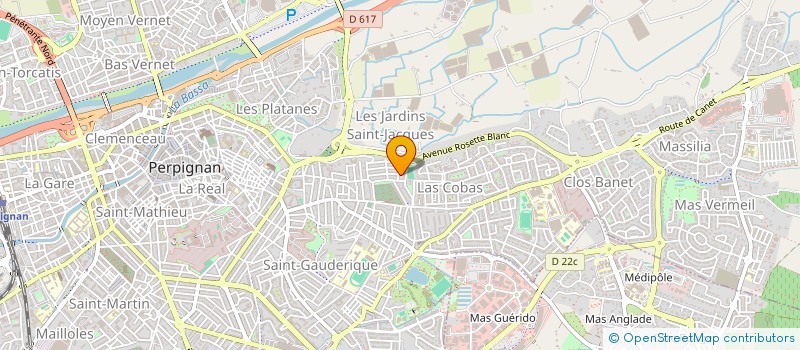 localisation de l'entreprise MADAME SAMANTHA CLARAC  PERPIGNAN