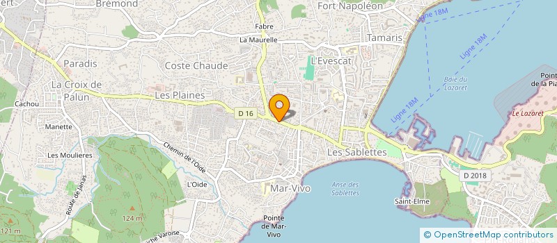 localisation de l'entreprise MADAME SAMANTHA COSTA à LA SEYNE-SUR-MER
