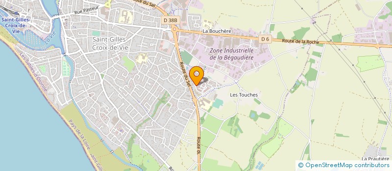 localisation de l'entreprise MADAME SAMANTHA COULANGE à SAINT-GILLES-CROIX-DE-VIE