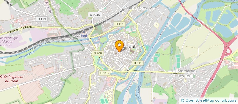 localisation de l'entreprise MADAME SAMANTHA DADOU  TOUL