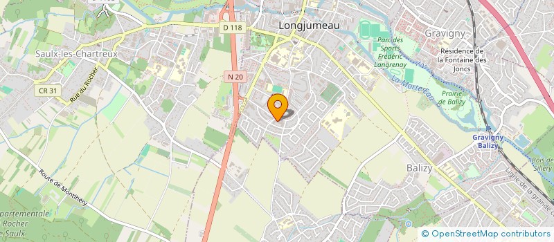localisation de l'entreprise MADAME SAMANTHA DE ALMEIDA à LONGJUMEAU
