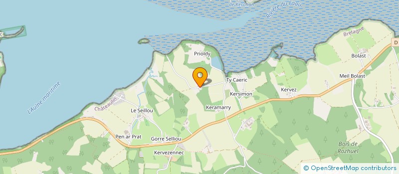 localisation de l'entreprise MADAME SAMANTHA DELOFFRE  ROSNOEN