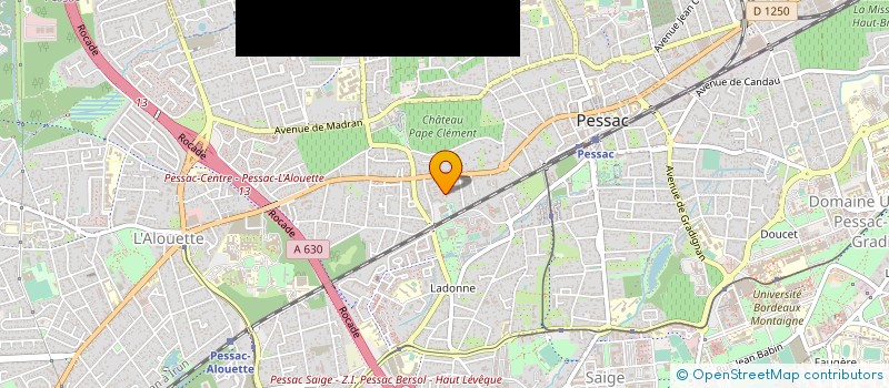 localisation de l'entreprise MADAME SAMANTHA DONZELLA  PESSAC