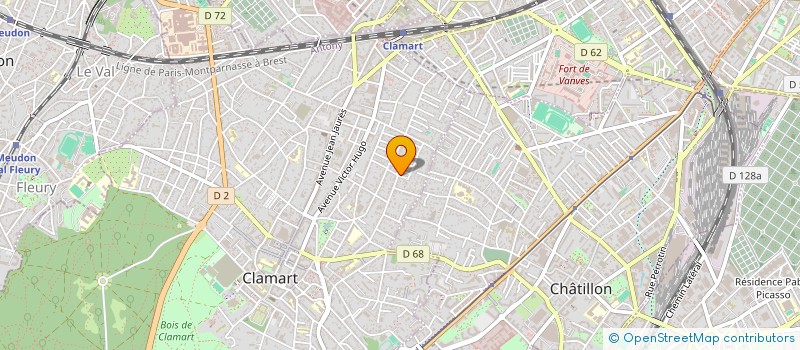 localisation de l'entreprise MADAME SAMANTHA DOUKOURE à CLAMART