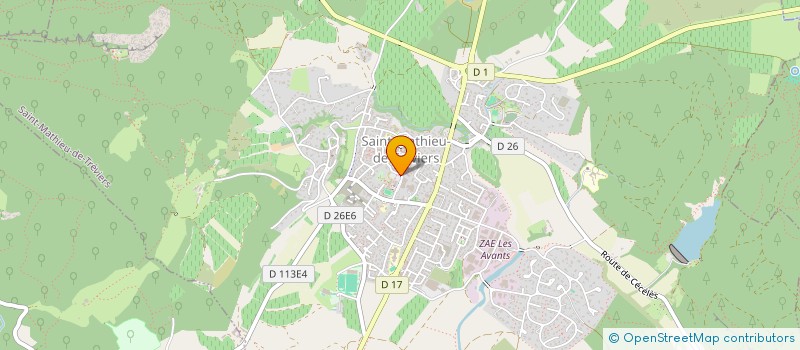localisation de l'entreprise MADAME SAMANTHA DUBEL à SAINT-MATHIEU-DE-TREVIERS
