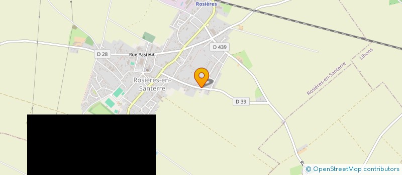 localisation de l'entreprise MADAME SAMANTHA DUCROCQ à ROSIERES-EN-SANTERRE