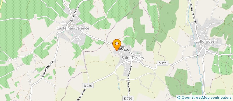 localisation de l'entreprise MADAME SAMANTHA DURAND  SAINT-DEZERY