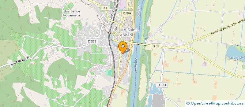 localisation de l'entreprise MADAME SAMANTHA FARICELLI  BOURG-SAINT-ANDEOL