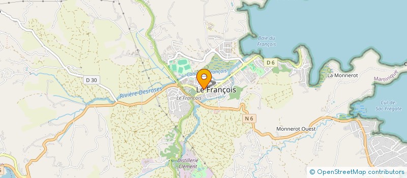 localisation de l'entreprise MADAME SAMANTHA FELIX  LE FRANCOIS