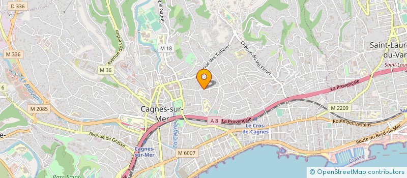 localisation de l'entreprise MADAME SAMANTHA FIGUIERE à CAGNES-SUR-MER