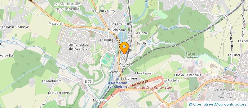 localisation de l'entreprise MADAME SAMANTHA FLECHIER à LA MEMBROLLE-SUR-CHOISILLE