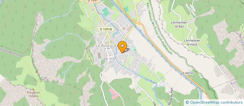 localisation de l'entreprise MADAME SAMANTHA GAROT  LE BOURG-D'OISANS