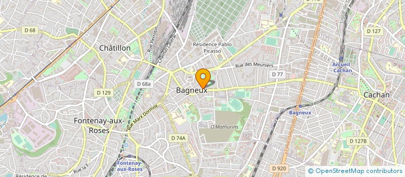 localisation de l'entreprise MADAME SAMANTHA GASNIER à BAGNEUX