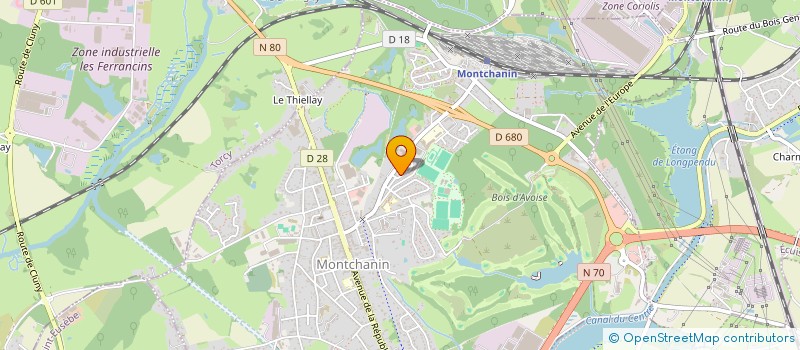 localisation de l'entreprise MADAME SAMANTHA GEENEN  MONTCHANIN