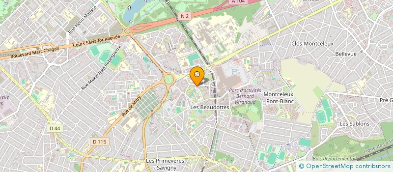 localisation de l'entreprise MADAME SAMANTHA GEORGES à SEVRAN