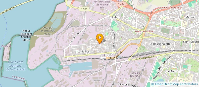 localisation de l'entreprise MADAME SAMANTHA GIBOIRE  LA ROCHELLE