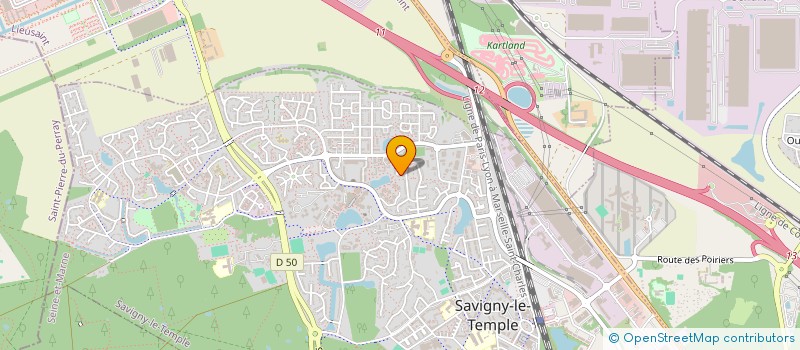 localisation de l'entreprise MADAME SAMANTHA GILLARD  SAVIGNY-LE-TEMPLE