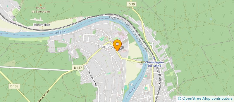 localisation de l'entreprise MADAME SAMANTHA GODBILLOT  THOMERY