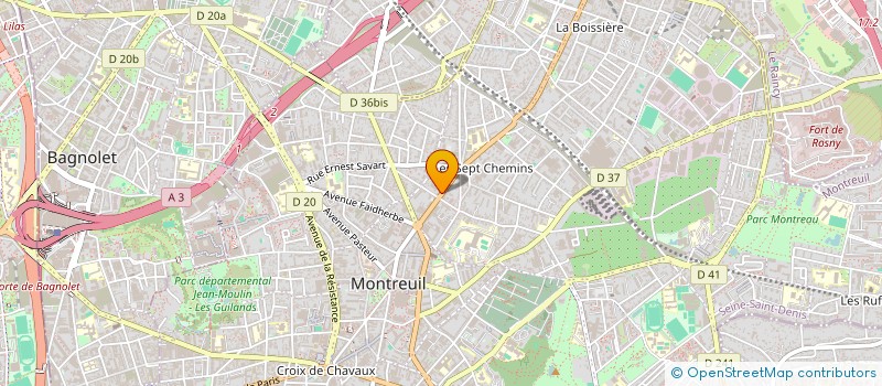 localisation de l'entreprise MADAME SAMANTHA GOLDFARB à MONTREUIL