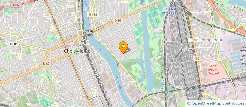 localisation de l'entreprise MADAME SAMANTHA GOMES  CHOISY-LE-ROI