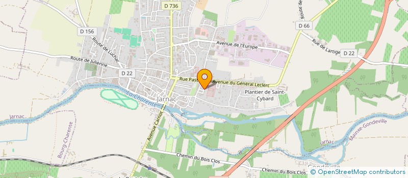 localisation de l'entreprise MADAME SAMANTHA GOODHEW à JARNAC
