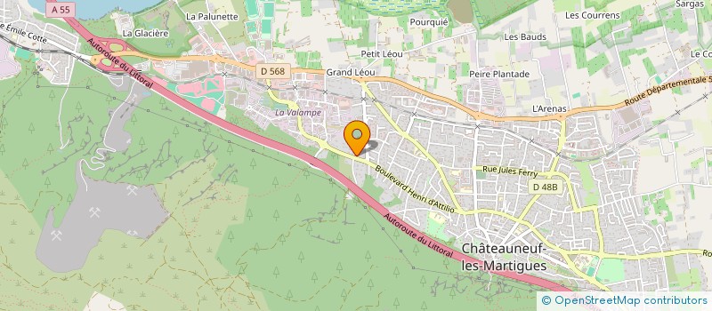 localisation de l'entreprise MADAME SAMANTHA GORLIER  CHATEAUNEUF-LES-MARTIGUES