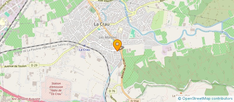 localisation de l'entreprise MADAME SAMANTHA GRIMARD  LA CRAU