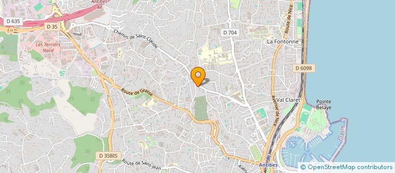 localisation de l'entreprise MADAME SAMANTHA HALL  ANTIBES