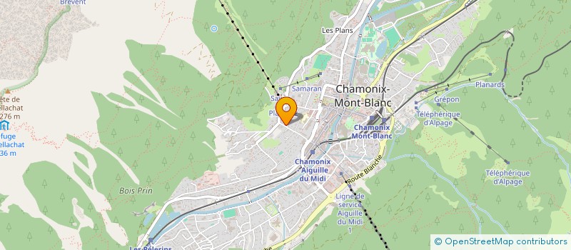 localisation de l'entreprise MADAME SAMANTHA HAMILTON  CHAMONIX-MONT-BLANC