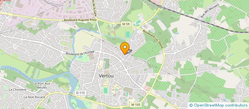 localisation de l'entreprise MADAME SAMANTHA HAUGER  VERTOU