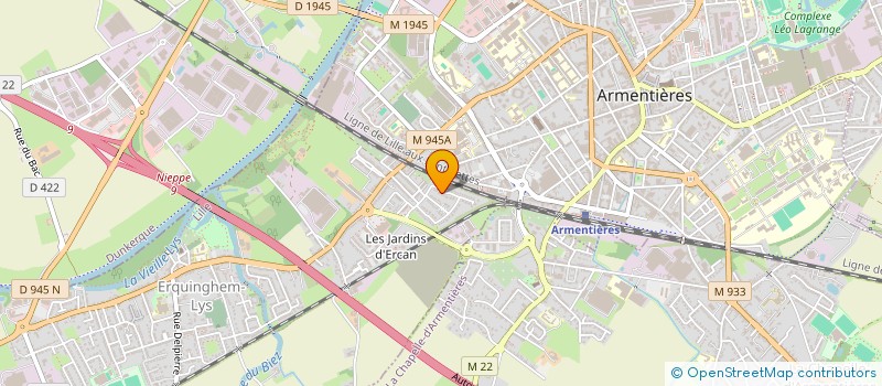 localisation de l'entreprise MADAME SAMANTHA HENRY  ERQUINGHEM-LYS