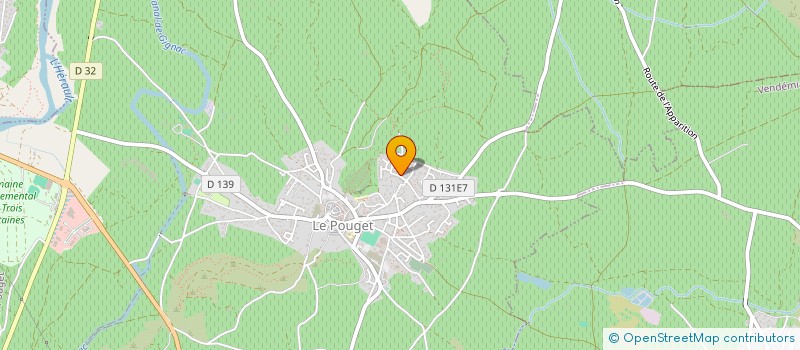 localisation de l'entreprise MADAME SAMANTHA HOUSSIN  LE POUGET