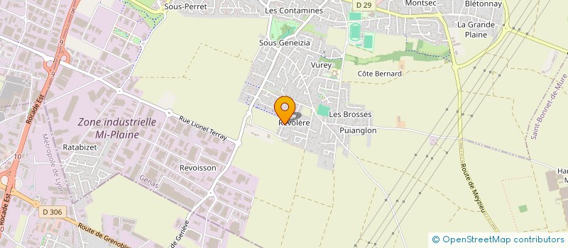 localisation de l'entreprise MADAME SAMANTHA HUGON à GENAS