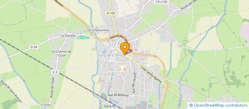 localisation de l'entreprise MADAME SAMANTHA KAROUDJIAN à SURY-LE-COMTAL