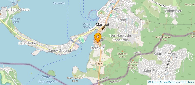 localisation de l'entreprise MADAME SAMANTHA LARTIGUE  SAINT-MARTIN