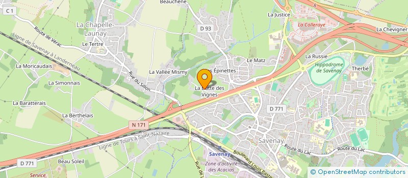 localisation de l'entreprise MADAME SAMANTHA LE NERRANT  SAVENAY