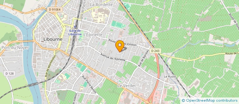 localisation de l'entreprise MADAME SAMANTHA LECLERC  SAINT-SEURIN-SUR-L'ISLE