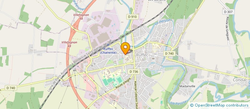 localisation de l'entreprise MADAME SAMANTHA LEE  RUFFEC