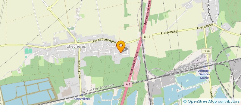 localisation de l'entreprise MADAME SAMANTHA LEPEINGLE  CHEVRIERES