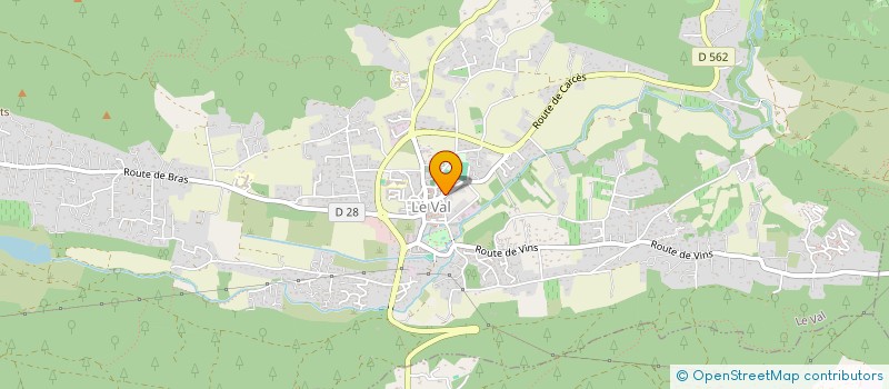 localisation de l'entreprise MADAME SAMANTHA LEROUX à LE VAL