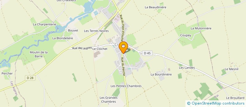 localisation de l'entreprise MADAME SAMANTHA LEVAVASSEUR à CRULAI