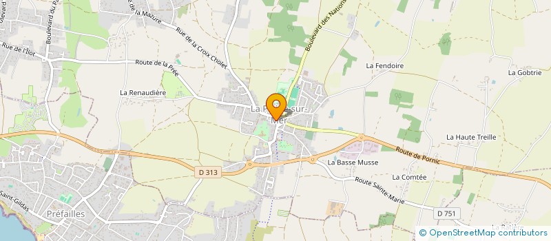 localisation de l'entreprise MADAME SAMANTHA M'ZILICI à LA PLAINE-SUR-MER