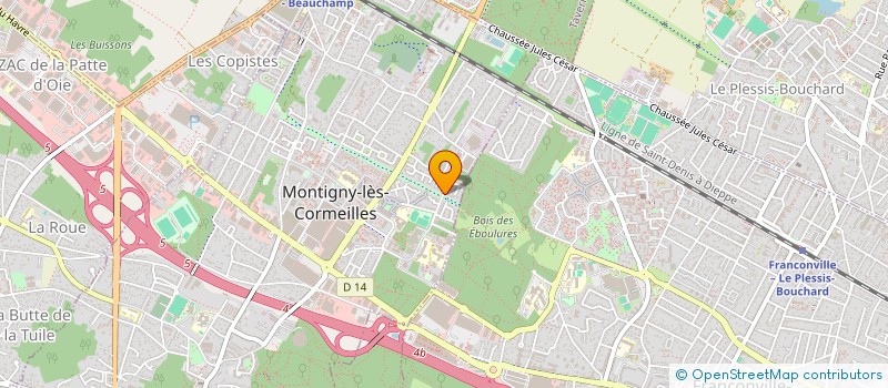 localisation de l'entreprise MADAME SAMANTHA MARCHAND  MONTIGNY-LES-CORMEILLES