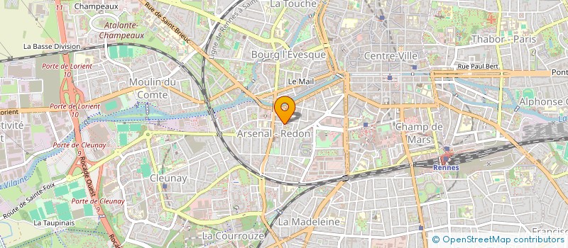 localisation de l'entreprise MADAME SAMANTHA MARTIN  RENNES