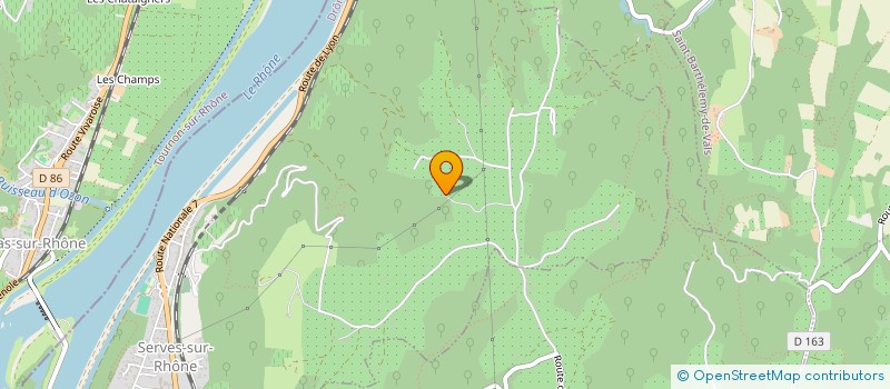 localisation de l'entreprise MADAME SAMANTHA MAUJEAN  SERVES-SUR-RHONE