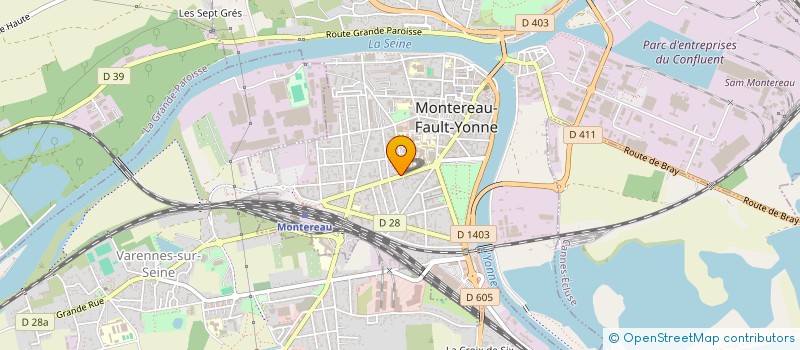 localisation de l'entreprise MADAME SAMANTHA MAZEAU  MONTEREAU-FAULT-YONNE