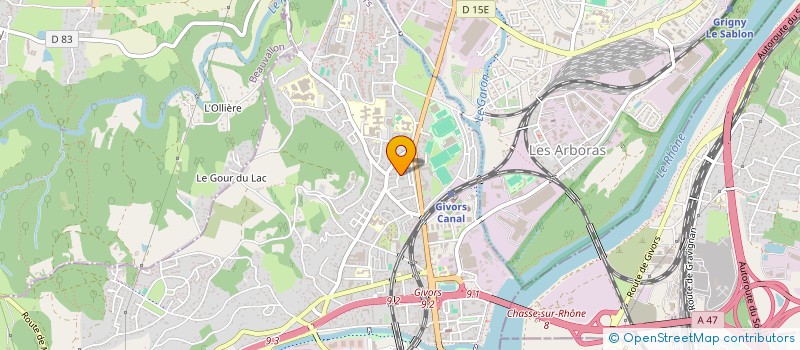localisation de l'entreprise MADAME SAMANTHA MOK à GIVORS