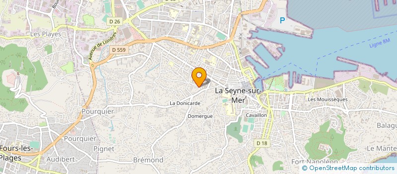 localisation de l'entreprise MADAME SAMANTHA MOLLO  LA SEYNE-SUR-MER