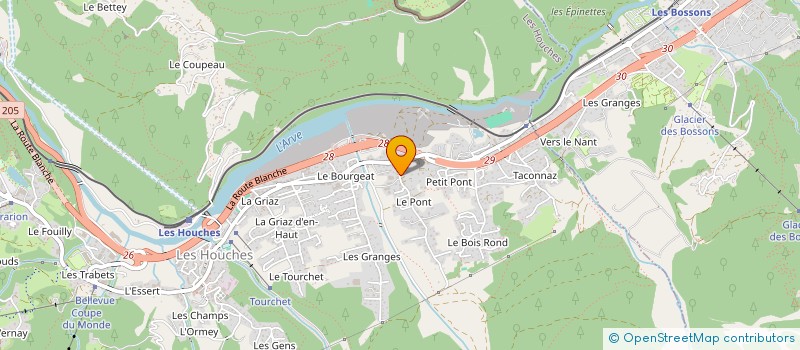 localisation de l'entreprise MADAME SAMANTHA MORTON  LES HOUCHES